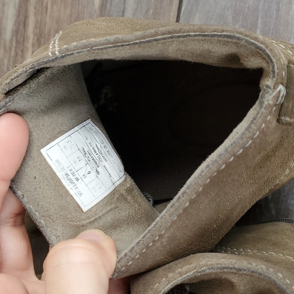 Eddie Bauer Women Suede Wedge Booties Shoes sz 8.5 - Picture 13 of 15